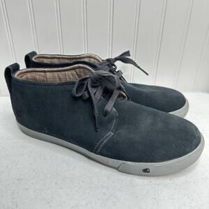 Keen Shoes Mens 10.5 Santa Cruz Suede Dark Gray Low Top Chukka Sneaker Lace Up